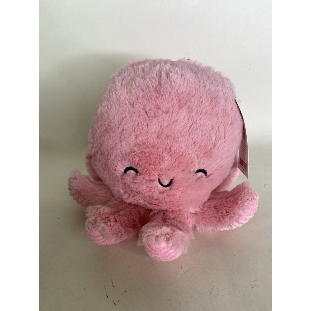 Carters Pink Octopus Sea Life Plush Lovey Stuffed Toy Corduroy Ribbed Tentacles